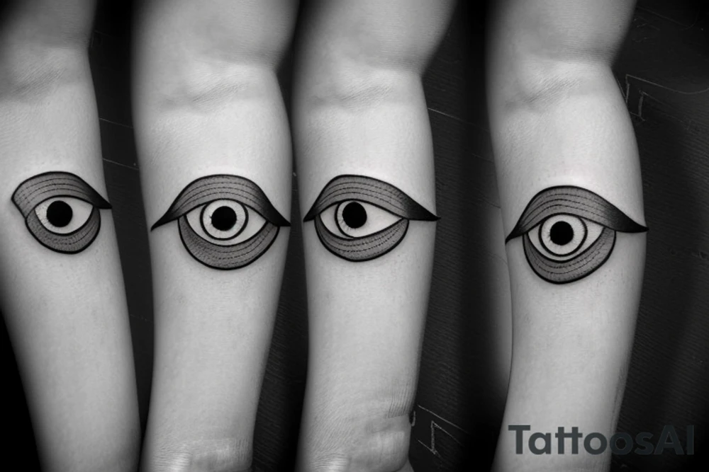 Evil eye protection tattoo idea