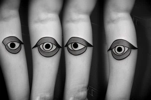 Evil eye protection tattoo idea