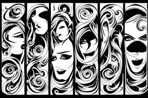 Female rage protect from evil men tattoo idea