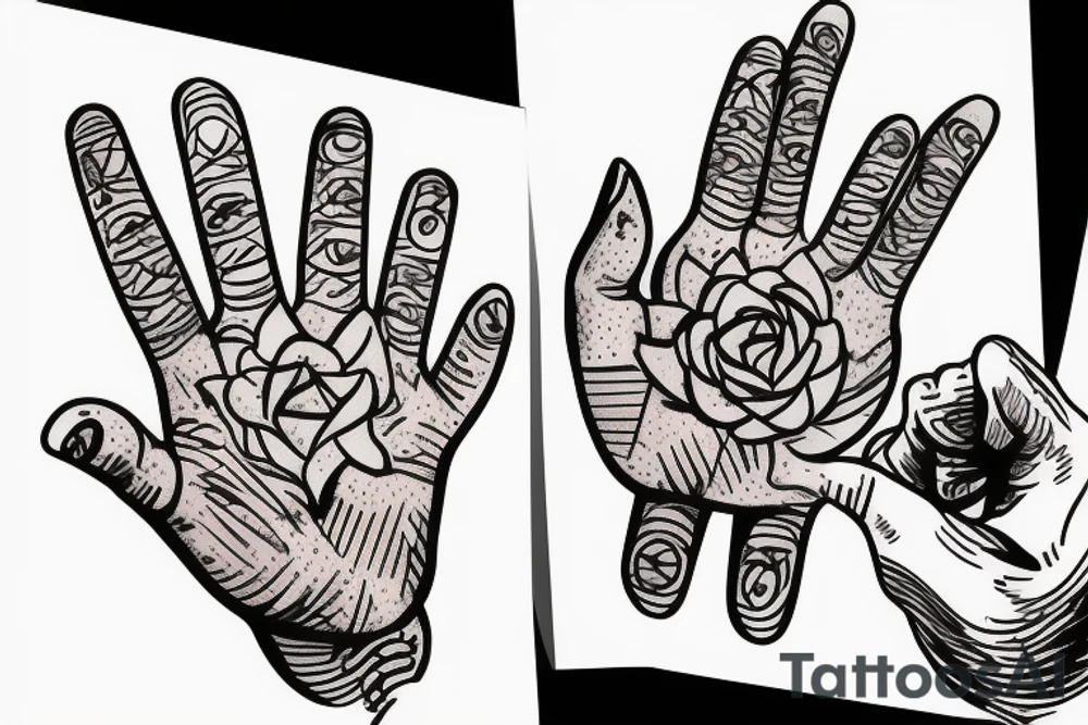 Little tattoo for fingers tattoo idea