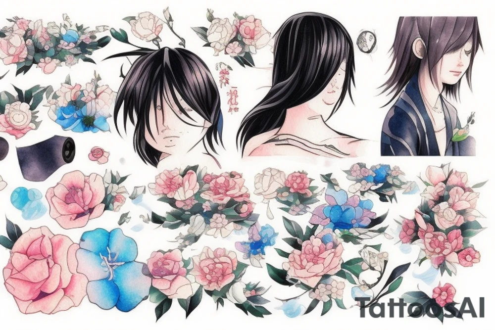 Japan city tattoo idea