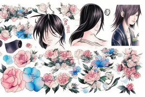 Japan city tattoo idea