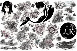 Japan city tattoo idea