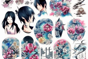 Japan city tattoo idea