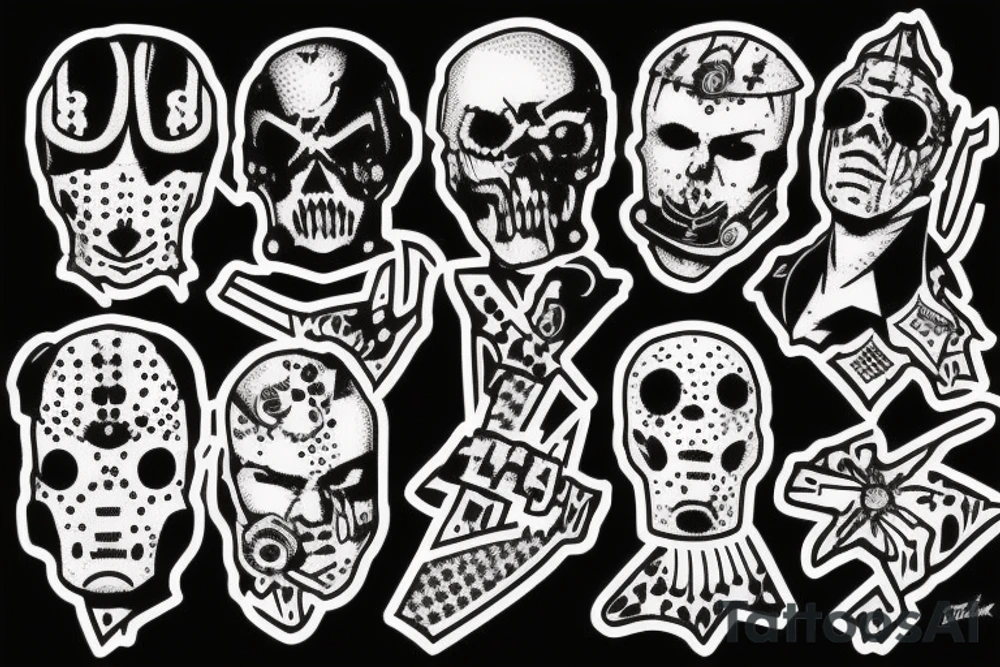 trash polka about war that is provoked by capitalism tattoo idea