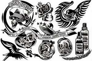 American traditional sailor jerry wrist tattoo tattoo idea