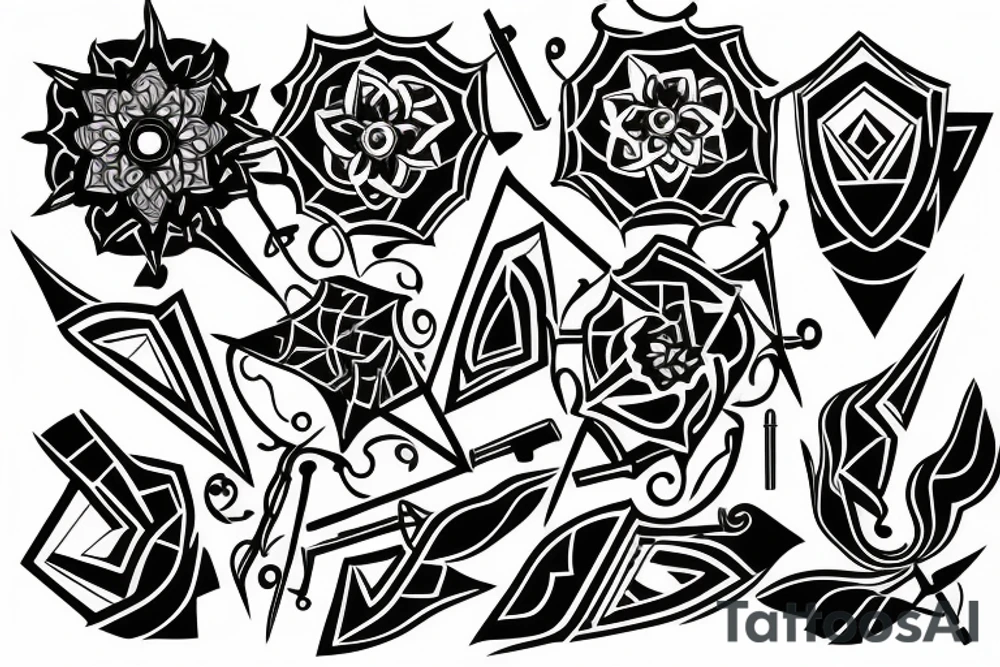 Using tools and knowledge to create something beautiful tattoo idea Using tools and knowledge to create something beautiful tattoo idea