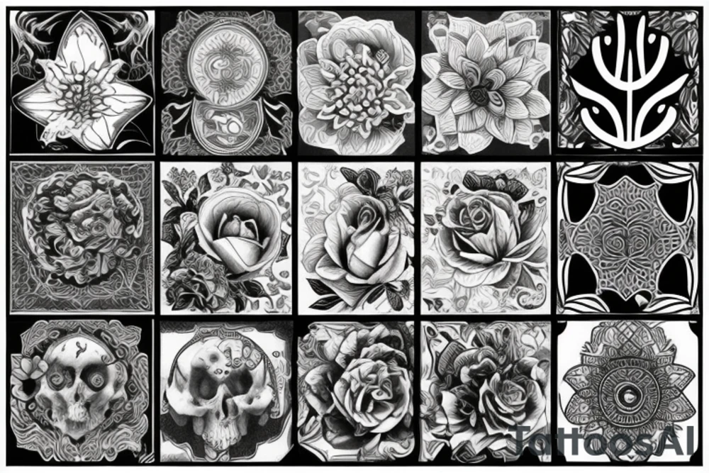 Using tools and knowledge to create something beautiful tattoo idea Using tools and knowledge to create something beautiful tattoo idea