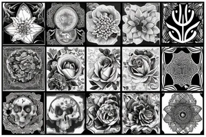 Using tools and knowledge to create something beautiful tattoo idea