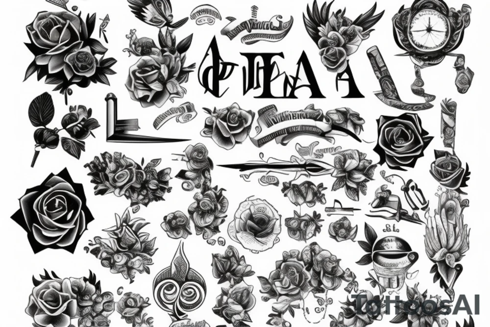Using tools and knowledge to create something beautiful tattoo idea Using tools and knowledge to create something beautiful tattoo idea