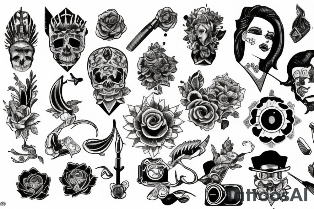 Using tools and knowledge to create something tattoo idea Using tools and knowledge to create something tattoo idea
