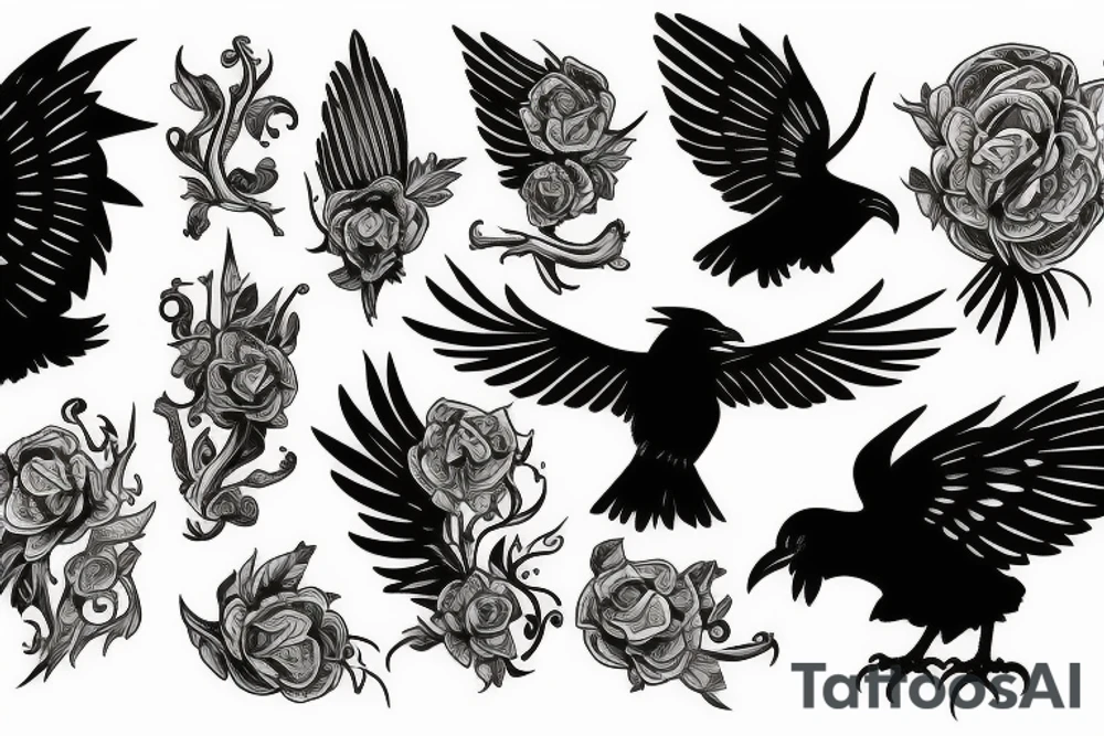 Ravens tattoo idea