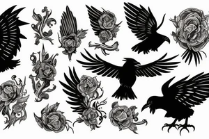 Ravens tattoo idea