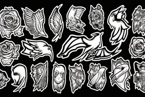 Ravens tattoo idea