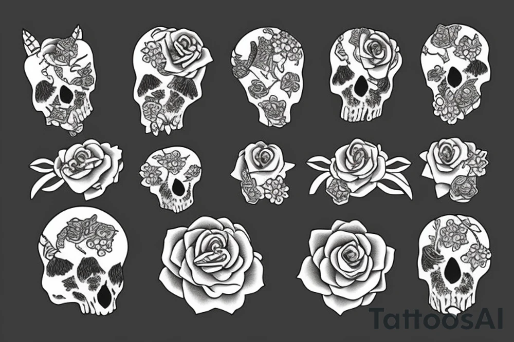 Snap dragons tattoo idea