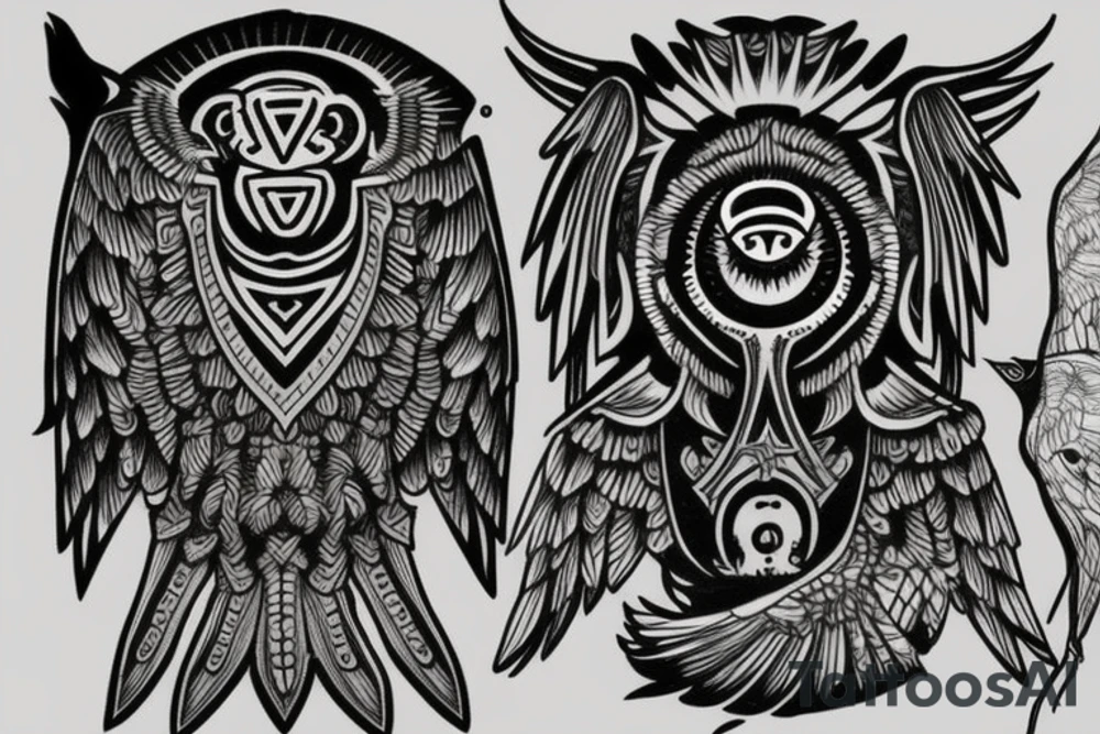 Hugin and Munin tattoo idea
