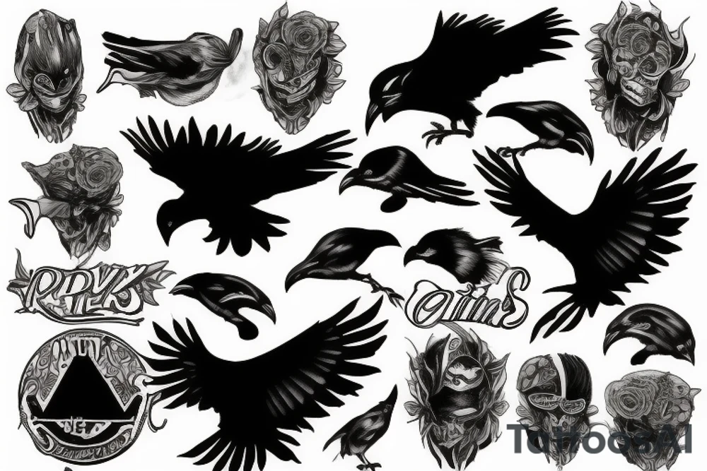 Odins ravens tattoo idea