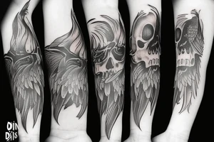Odins ravens tattoo idea