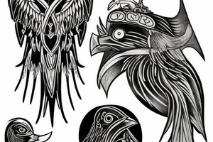 Hugin and Munin tattoo idea