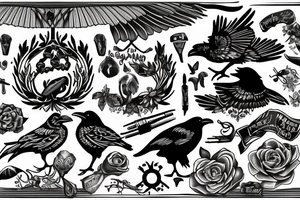 Ravens tattoo idea