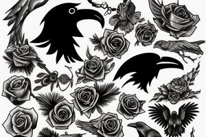 Ravens tattoo idea