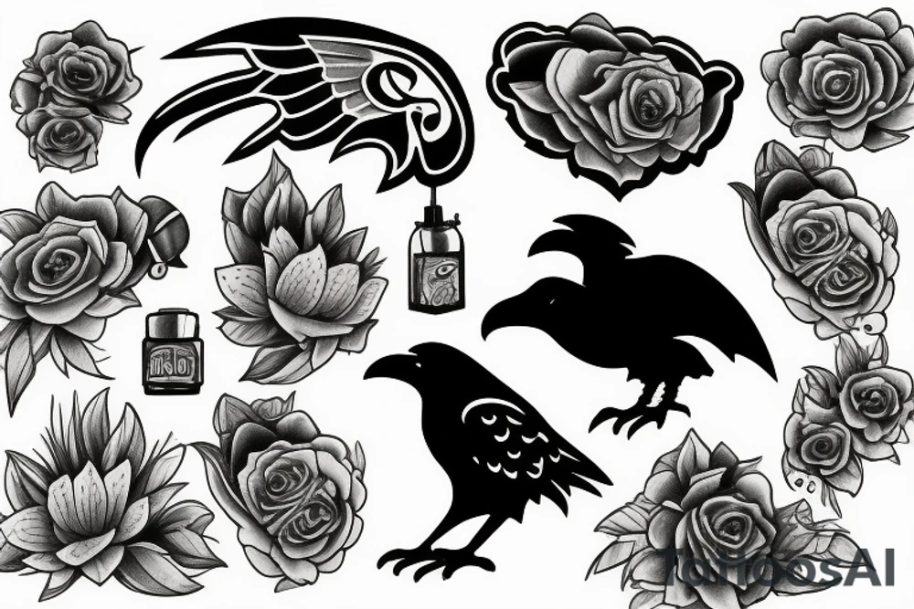 Ravens tattoo idea