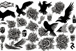 Ravens tattoo idea