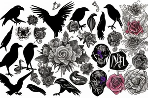 Ravens tattoo idea