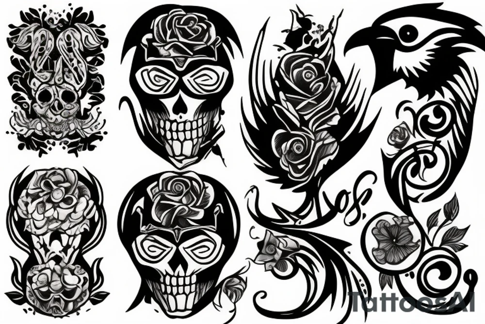 Ravens tattoo idea