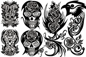 Ravens tattoo idea