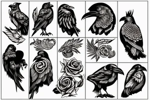 Ravens tattoo idea
