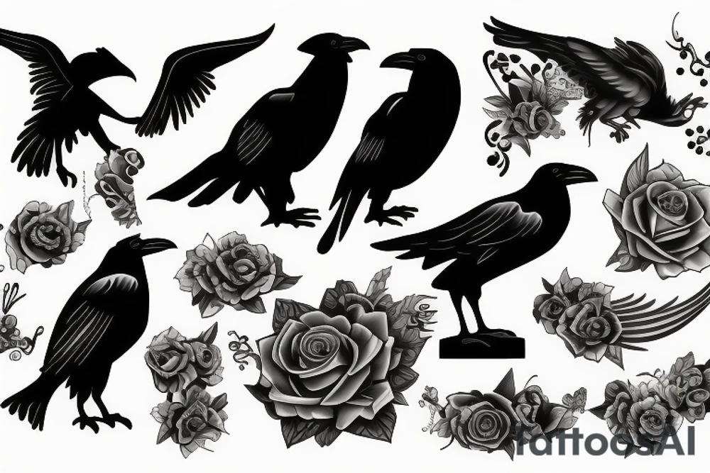 Ravens tattoo idea