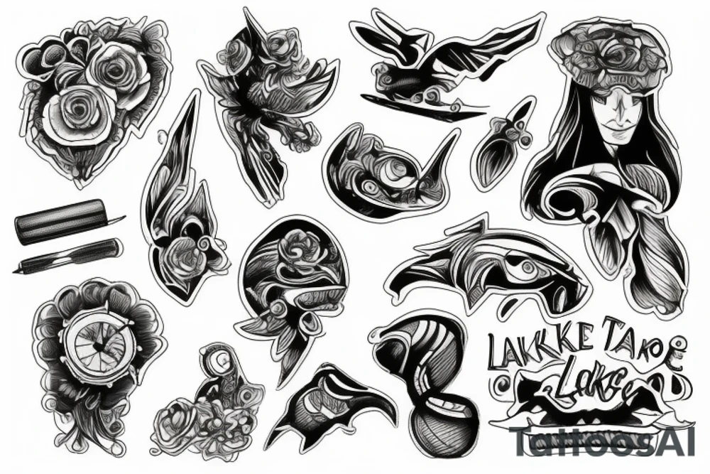 Lake Tahoe tattoo idea