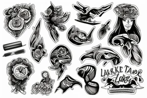 Lake Tahoe tattoo idea