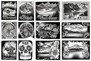 Lake Tahoe tattoo idea