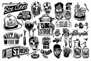 italian saying "keep my side of the street clean" tattoo idea