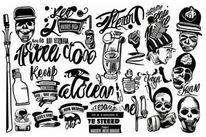 italian saying "keep my side of the street clean" tattoo idea