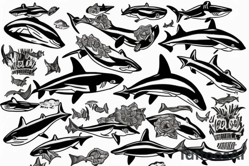 shark tattoo tattoo idea