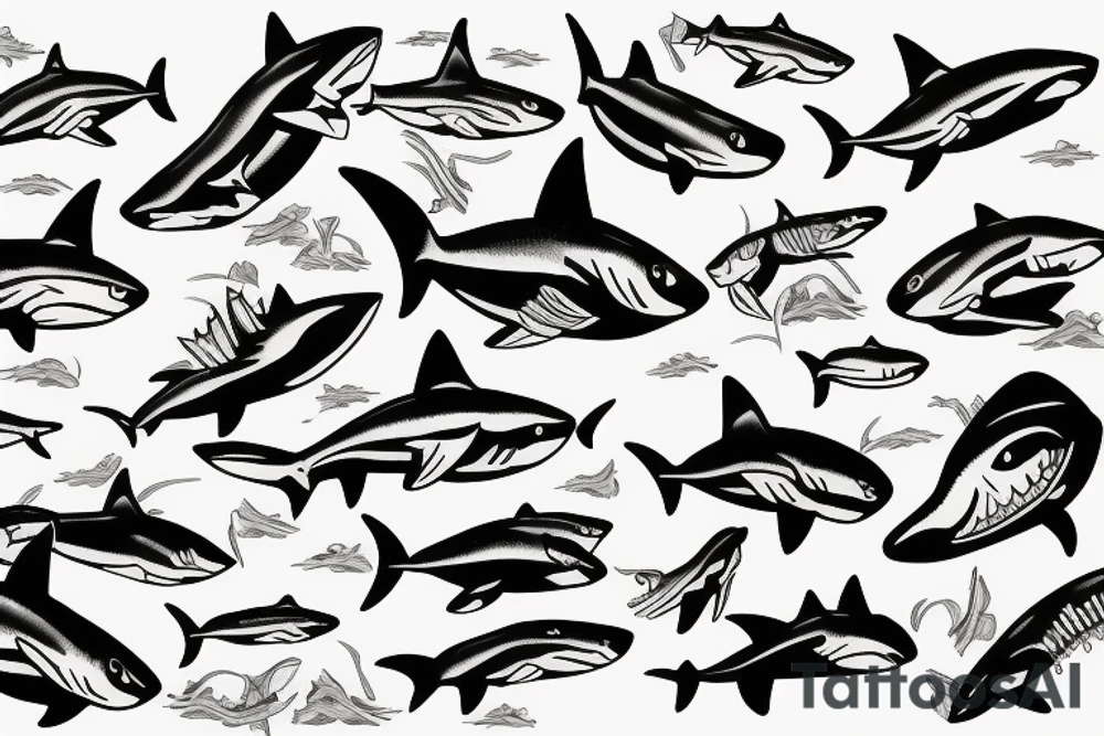 shark tattoo tattoo idea