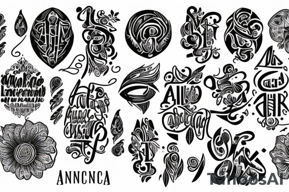Anicca in Pali language tattoo idea