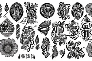 Anicca in Pali language tattoo idea
