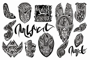 Anicca in Pali language tattoo idea