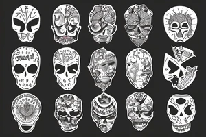 man's creativity of the mind. tattoo idea