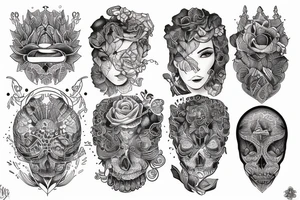 man's creativity of the mind. tattoo idea