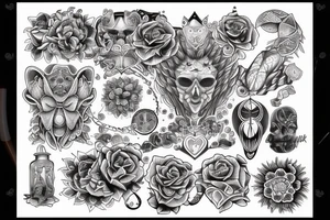 man's creativity of the mind. tattoo idea