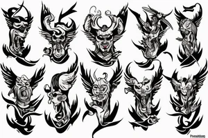 a Priest that is also Lucifer tattoo idea