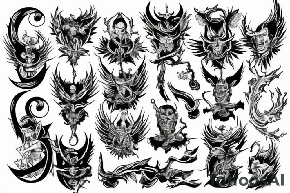a Priest that is also Lucifer tattoo idea