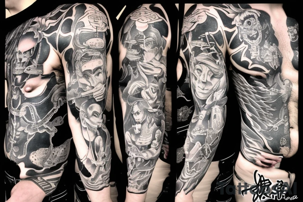 a Priest that is also Lucifer tattoo idea