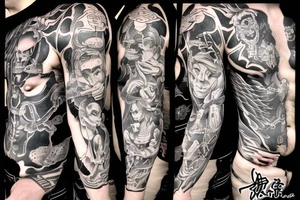 a Priest that is also Lucifer tattoo idea