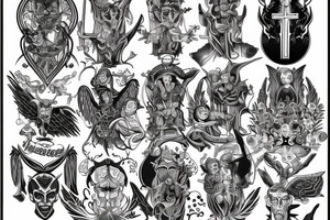 a Priest that is also Lucifer tattoo idea